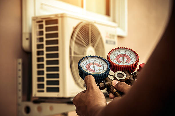Professional Furnace Repair technician working in Rutherford College, NC